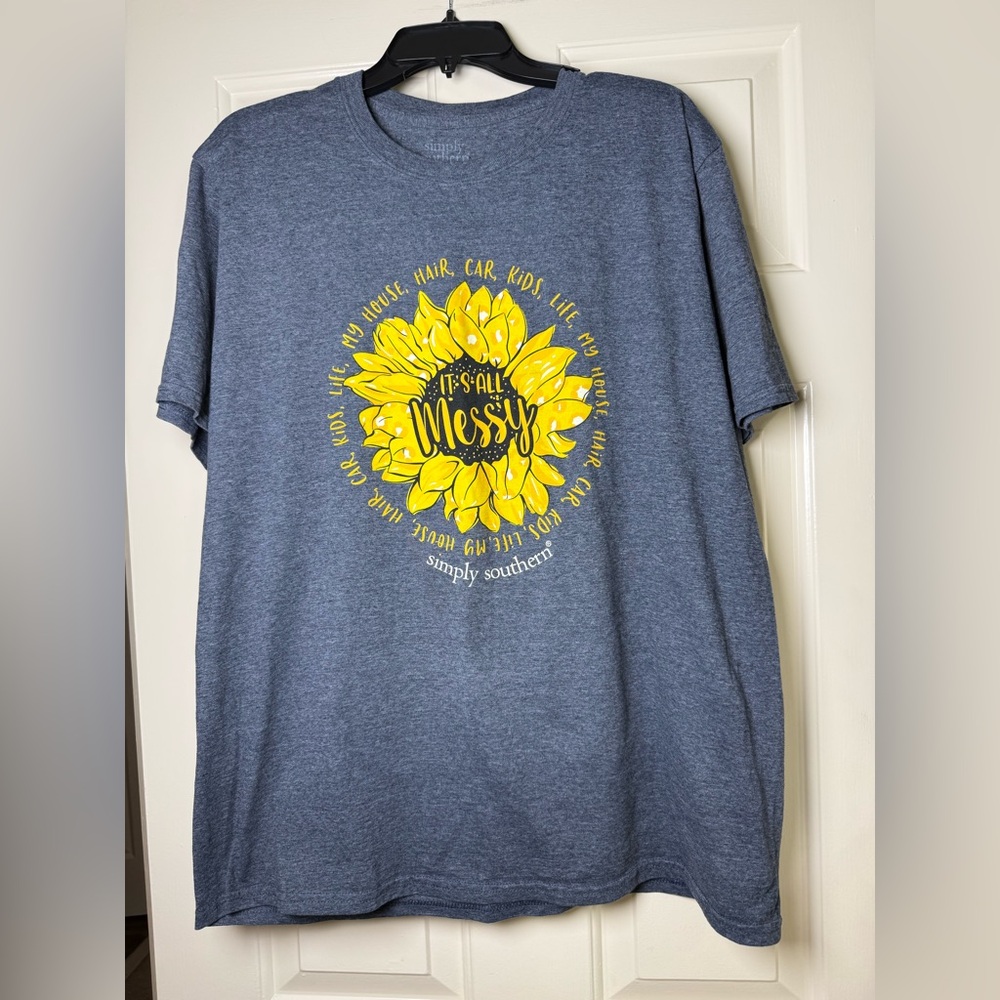 Simply Southern It’s Messy Life Sunflower Tee
